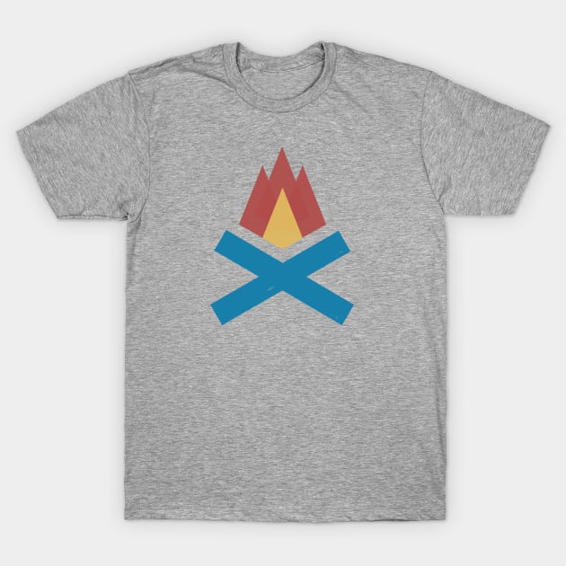 Campfire T-Shirt by Art Cube